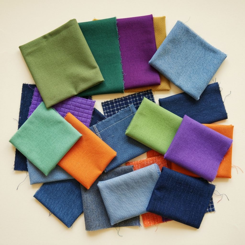 Fabric squares for patchwork